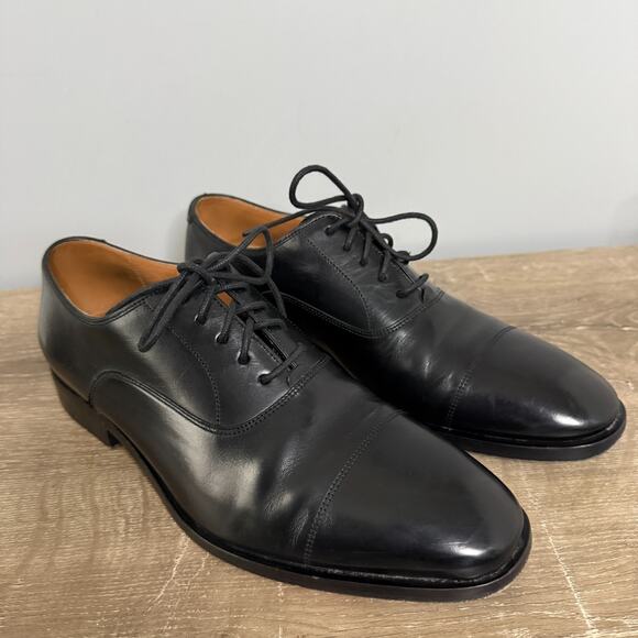 Allen Edmonds Siena Oxford Shoe Mens 8.5 D Cap Toe Stitch Black main image 9